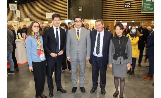 LE SECRETAIRE D’ETAT DU MINISTERE DE L’AGRICULTURE, DE L’ALIMENTATION ET DE L’INDUSTRIE LEGÈRE MONSIEUR TUMURUYA JAMBALTSEREN A EFFECTUE UNE VISITE EN FRANCE