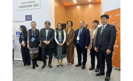 МОНГОЛ УЛС ЮНЕСКО-ГИЙН МАНДАТЫГ ХЭРЭГЖҮҮЛЭХЭД ОРУУЛЖ БУЙ ХУВЬ НЭМРЭЭ ТАНИЛЦУУЛЛАА